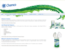 Tablet Screenshot of chamco.ie